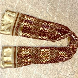 Coach silk scarf